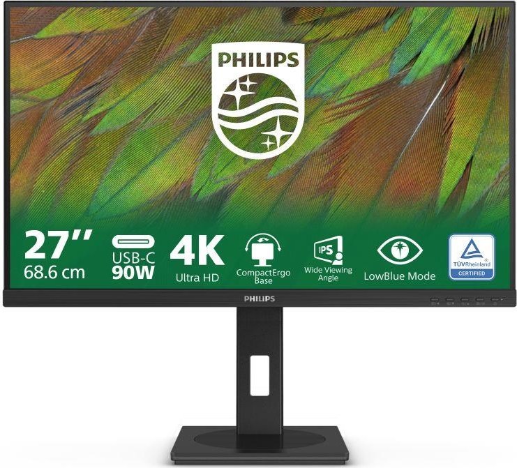 Philips MT 27" 27B1U3900 - 3840x2160,IPS,60Hz,2xHDMI,DP,USBhub,USB-C,RJ45,Repro,Pivot