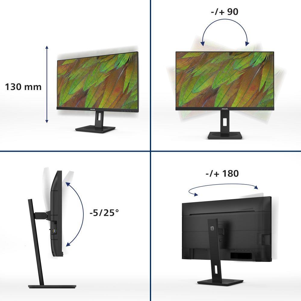 Philips MT 27" 27B1U3900 - 3840x2160,IPS,60Hz,2xHDMI,DP,USBhub,USB-C,RJ45,Repro,Pivot