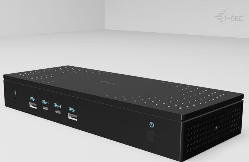 i-tec Universal 5x 4K Display Docking Station, Power Delivery 100W