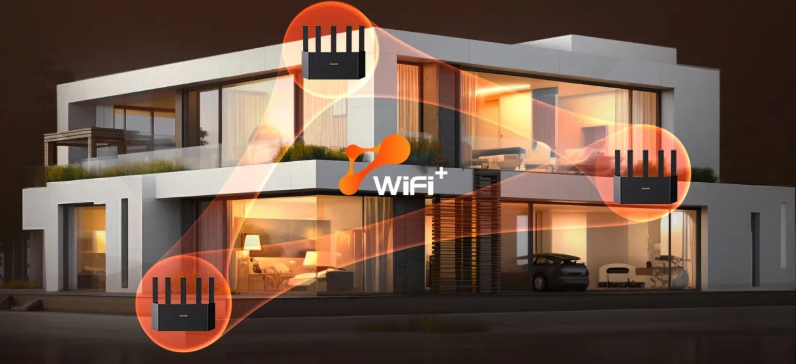 Tenda TX2L Pro AX1500 WiFi 6 Mesh Router, 1x GWAN, 3x GLAN, IPv6, 5x 6dBi anténa, WPA3, CZ App