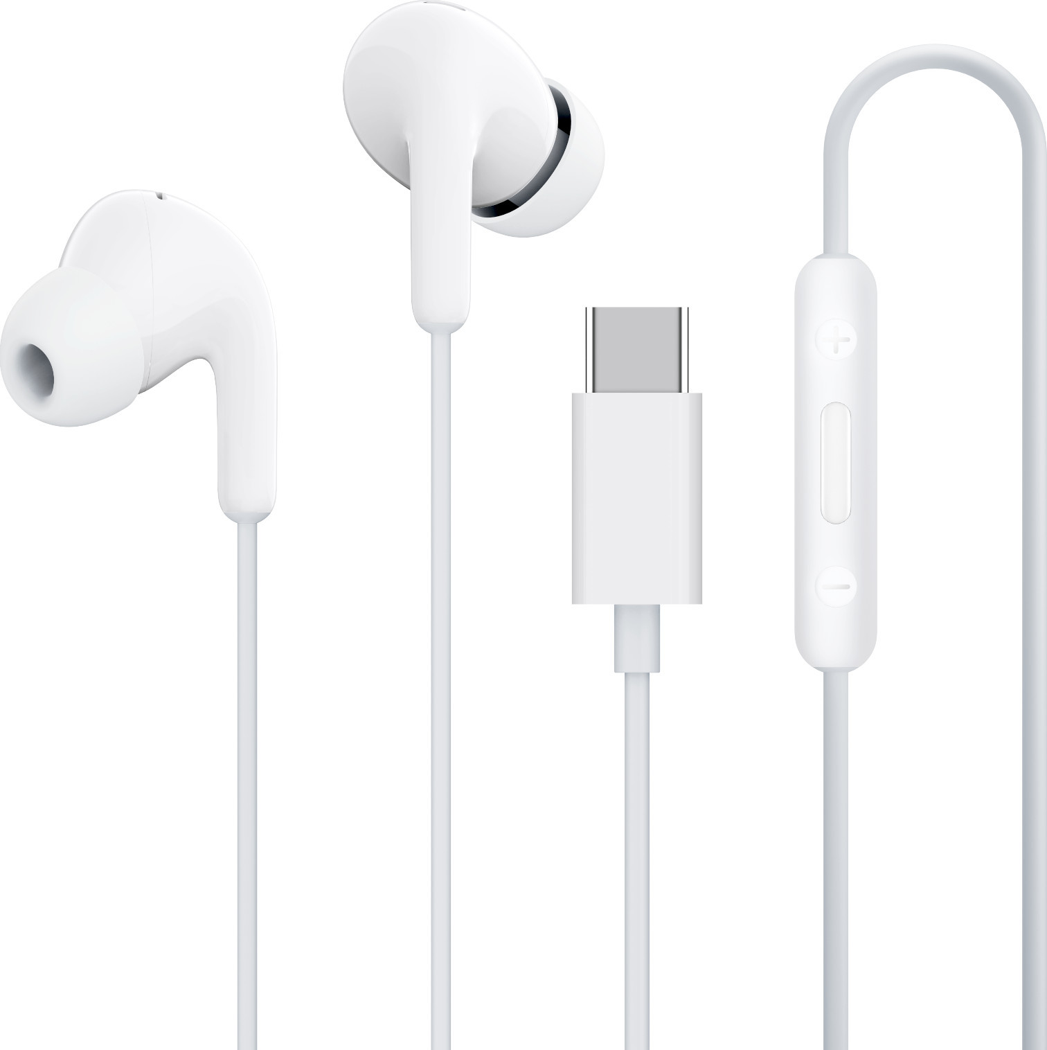 Xiaomi Type-C Earphones M2413E1/USB-C/Drát/Bílá