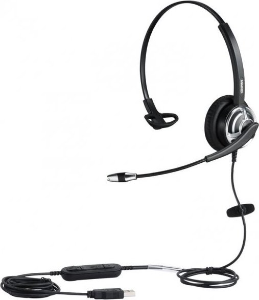 WELL Mairdi MRD-805 USB, náhlavka jednoušní (USB s ovládáním hlasitosti)