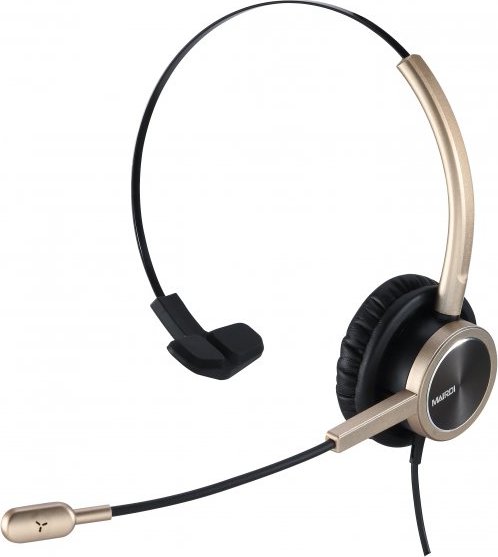 WELL Mairdi MRD-809G, náhlavka jednoušní, gold