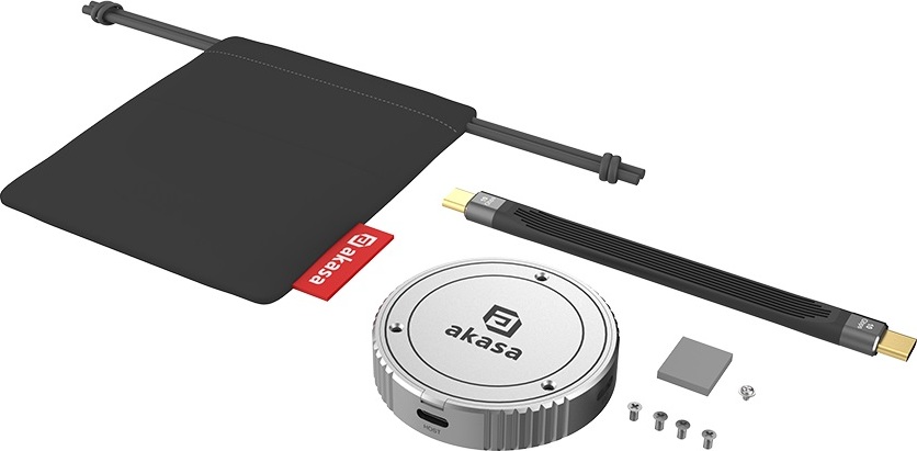 AKASA M.2 PCIe NVMe SSD Alu kryt 10GB/s magnetický