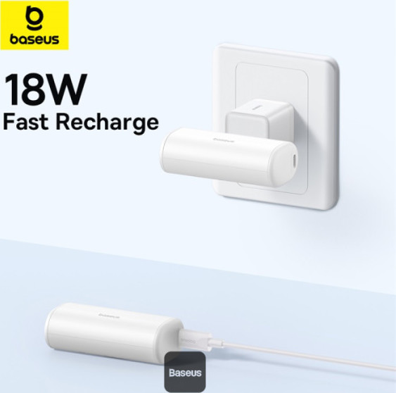 NoName Baseus power banka 5000mAh 20W USB-C bílá