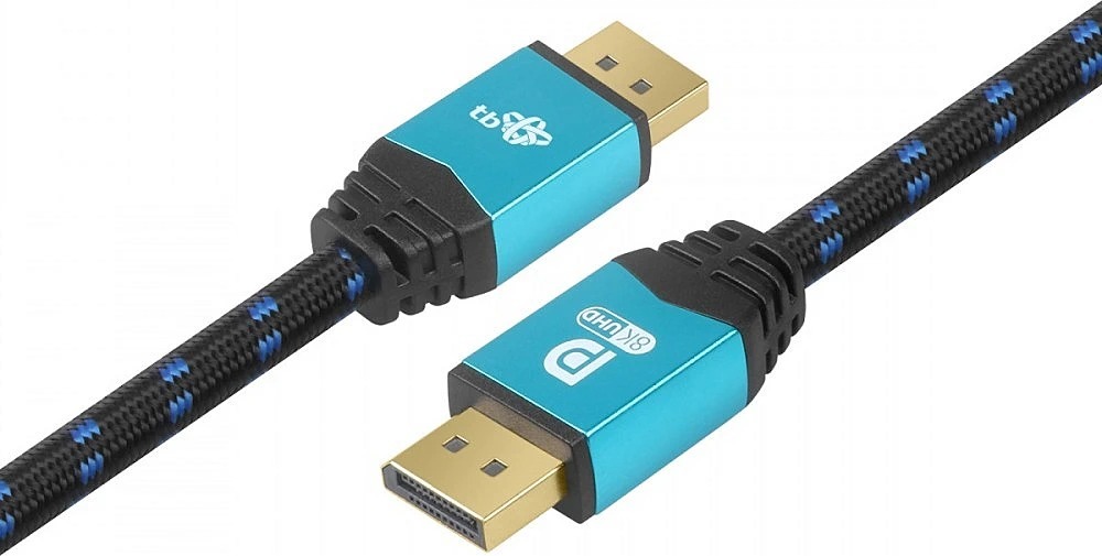 TB TOUCH TB oplétaný kabel DisplayPort 2.1, 2m
