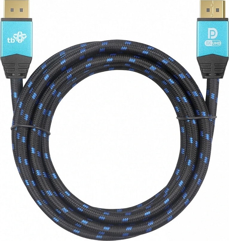 TB TOUCH TB oplétaný kabel DisplayPort 2.1, 2m