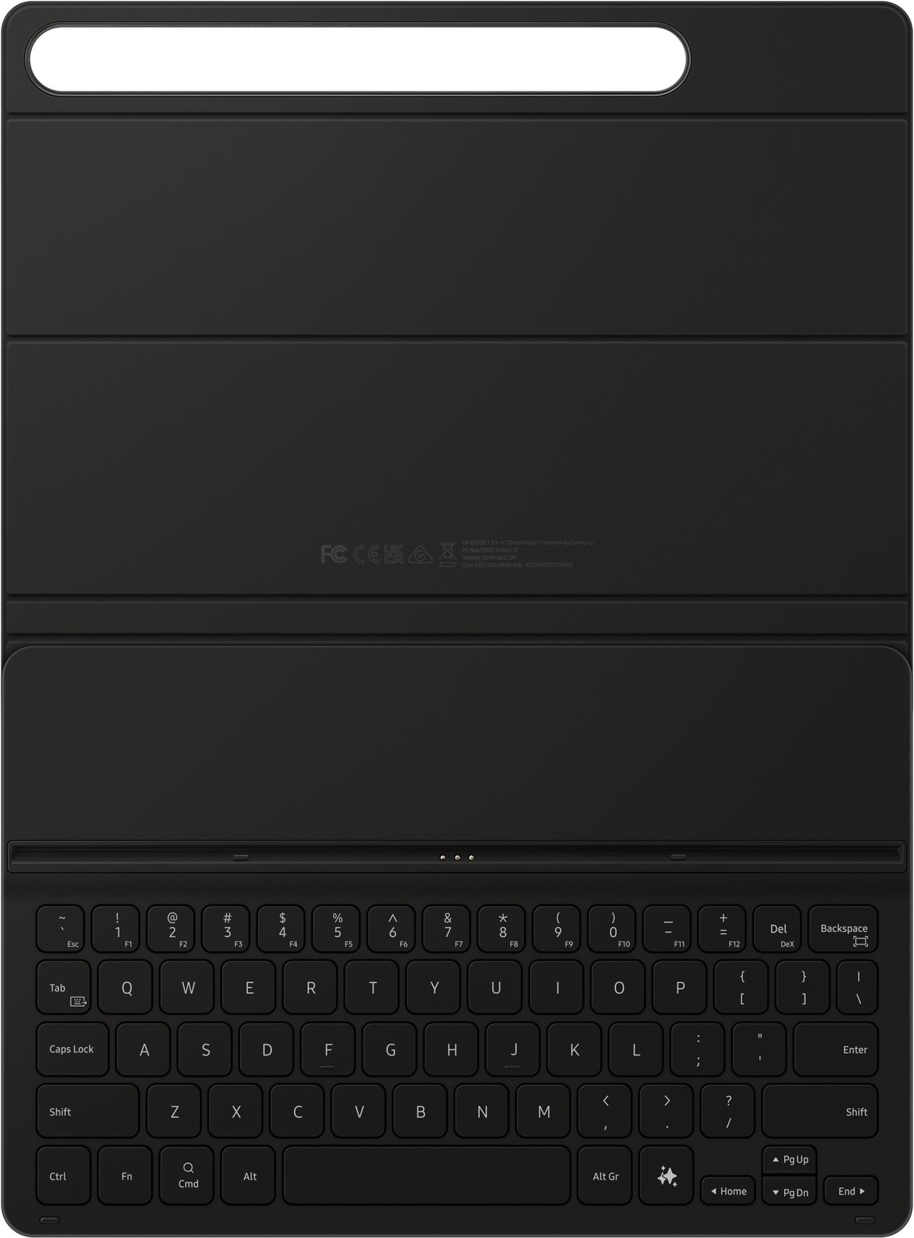 Samsung pouzdro s klávesnicí EF-DX720UBE pro Galaxy Tab S9/S9 FE, černá