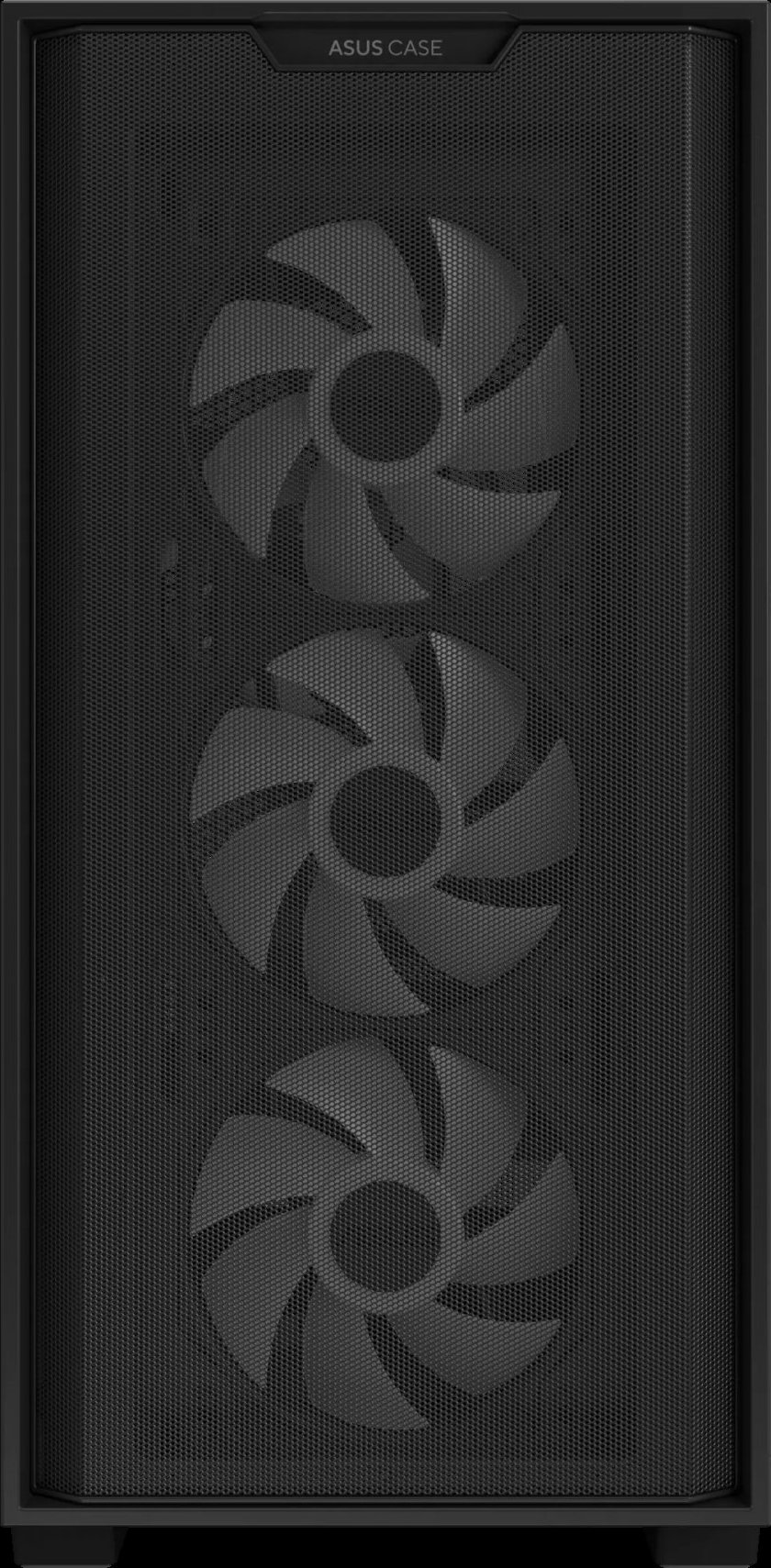 ASUS case A21 PLUS, Mini Tower, průhledná bočnice, 4x 120mm ARGB Fan, černá