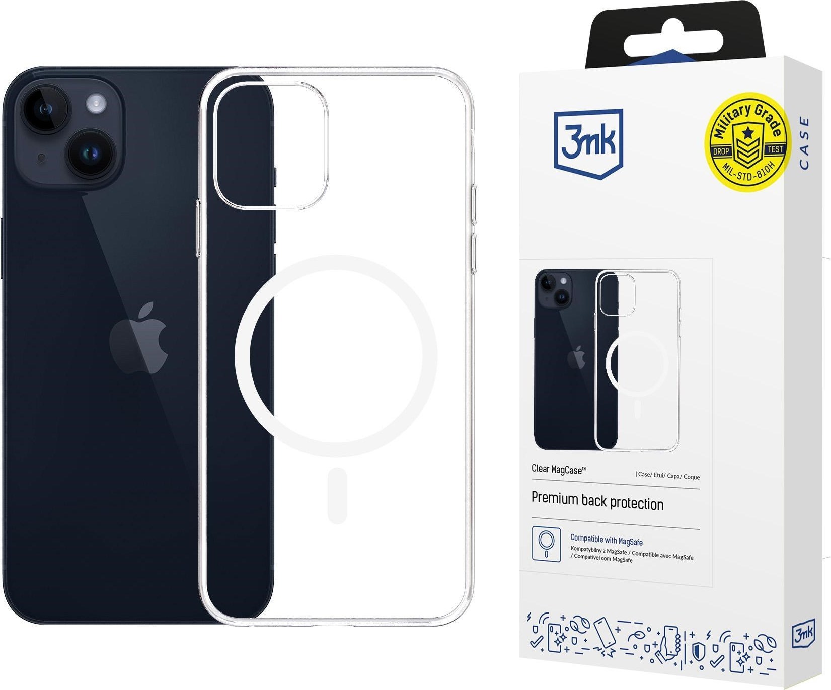 3mk ochranný kryt Clear MagCase pro Samsung Galaxy S25+