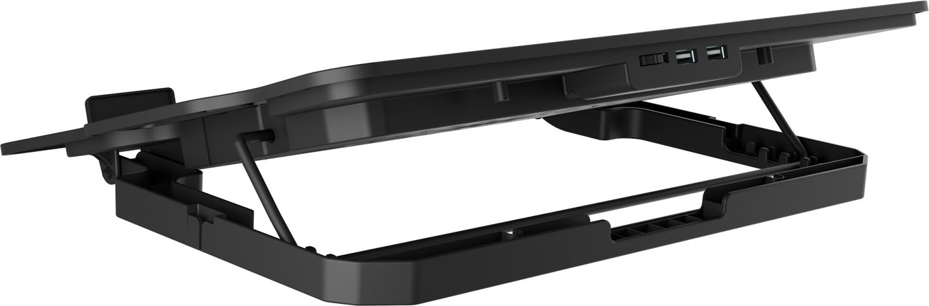 Chladící podložka pro nb Natec DIPPER 2, 12,1-17,3“, LED, 1xventilátor, 2xUSB
