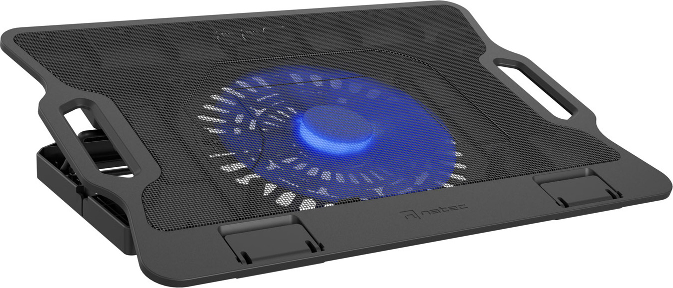 Chladící podložka pro nb Natec DIPPER 2, 12,1-17,3“, LED, 1xventilátor, 2xUSB