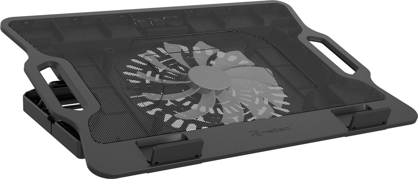Chladící podložka pro nb Natec DIPPER 2, 12,1-17,3“, LED, 1xventilátor, 2xUSB