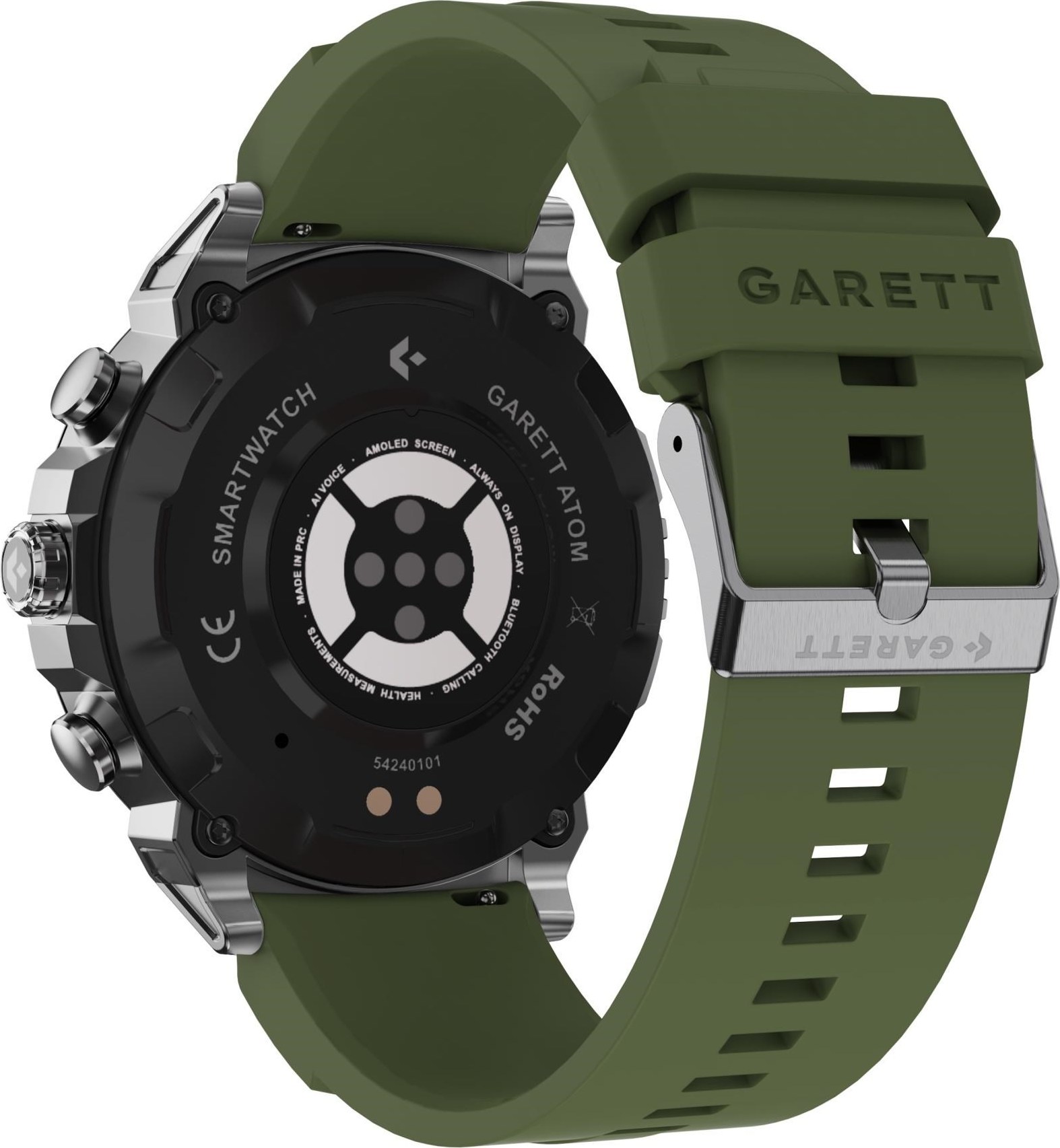 Garett Smartwatch Atom Silver Steel