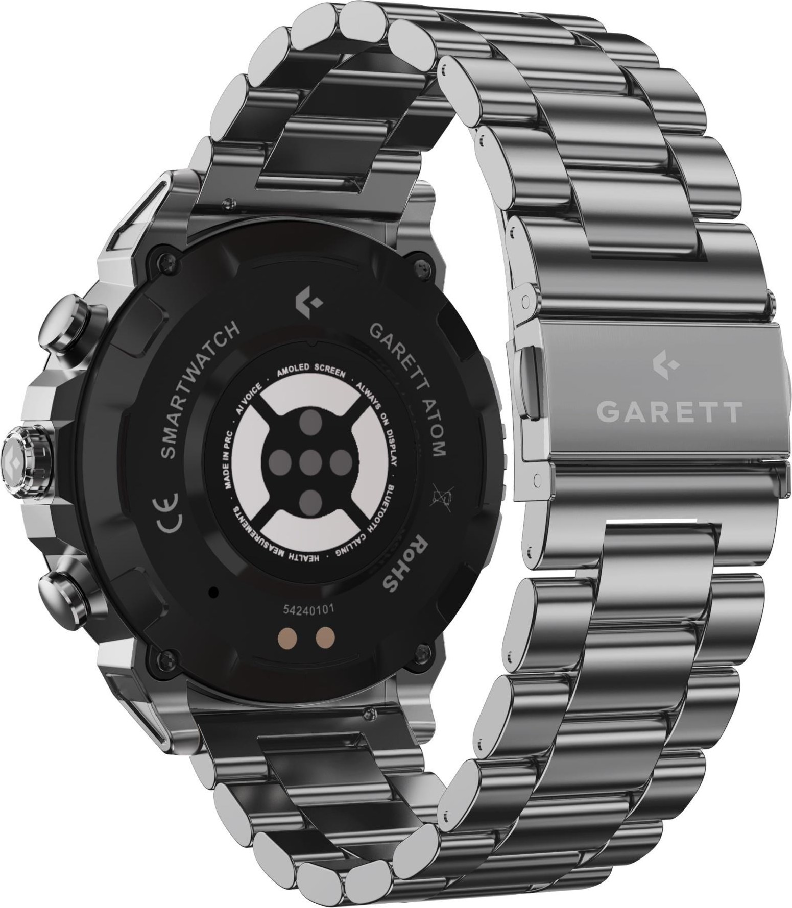 Garett Smartwatch Atom Silver Steel