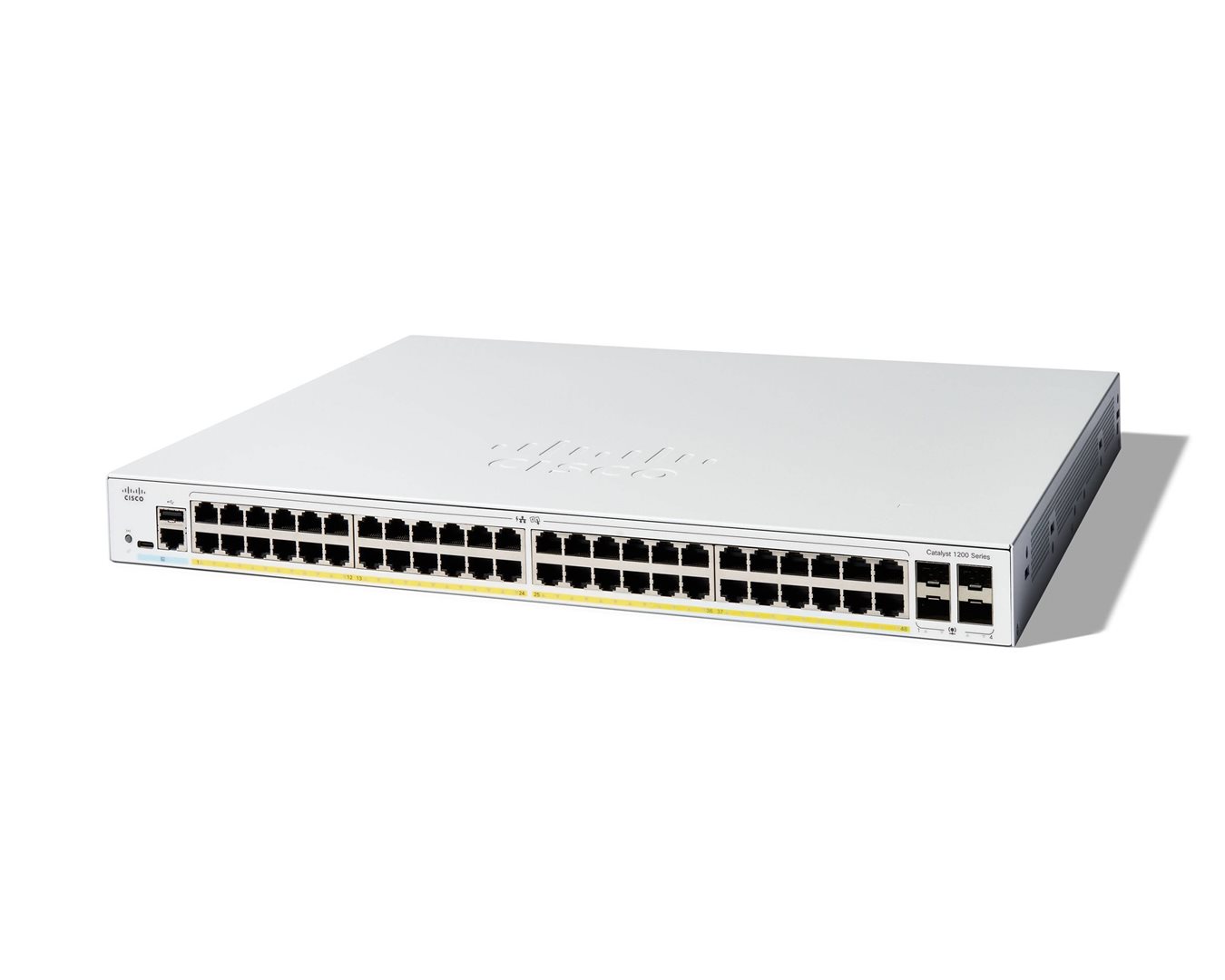 Cisco Catalyst switch C1200-48P-4G (48xGbE,4xSFP,48xPoE+,375W) - REFRESH