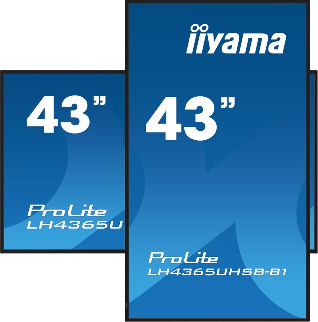 43" iiyama LH4365UHSB-B1:IPS,4K UHD,Android, 24/7