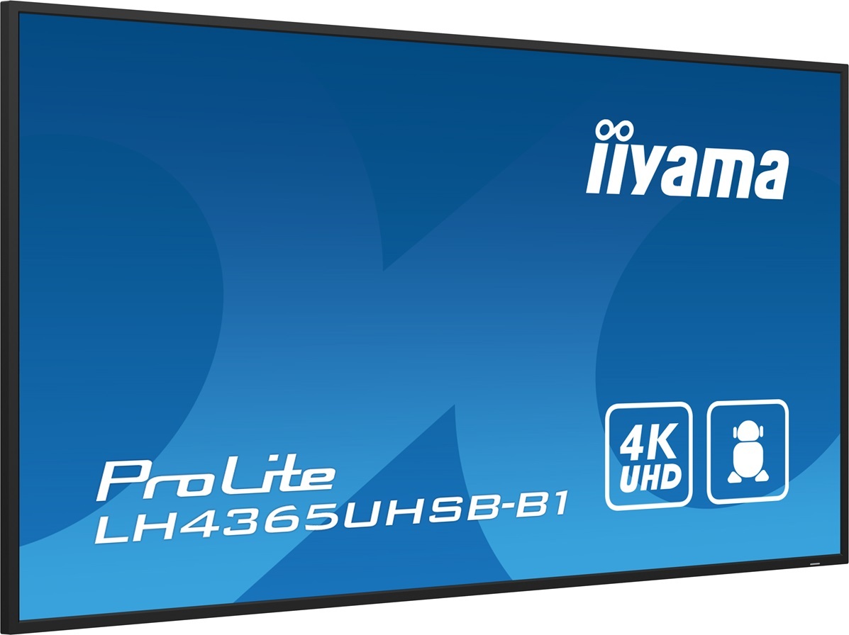 43" iiyama LH4365UHSB-B1:IPS,4K UHD,Android, 24/7