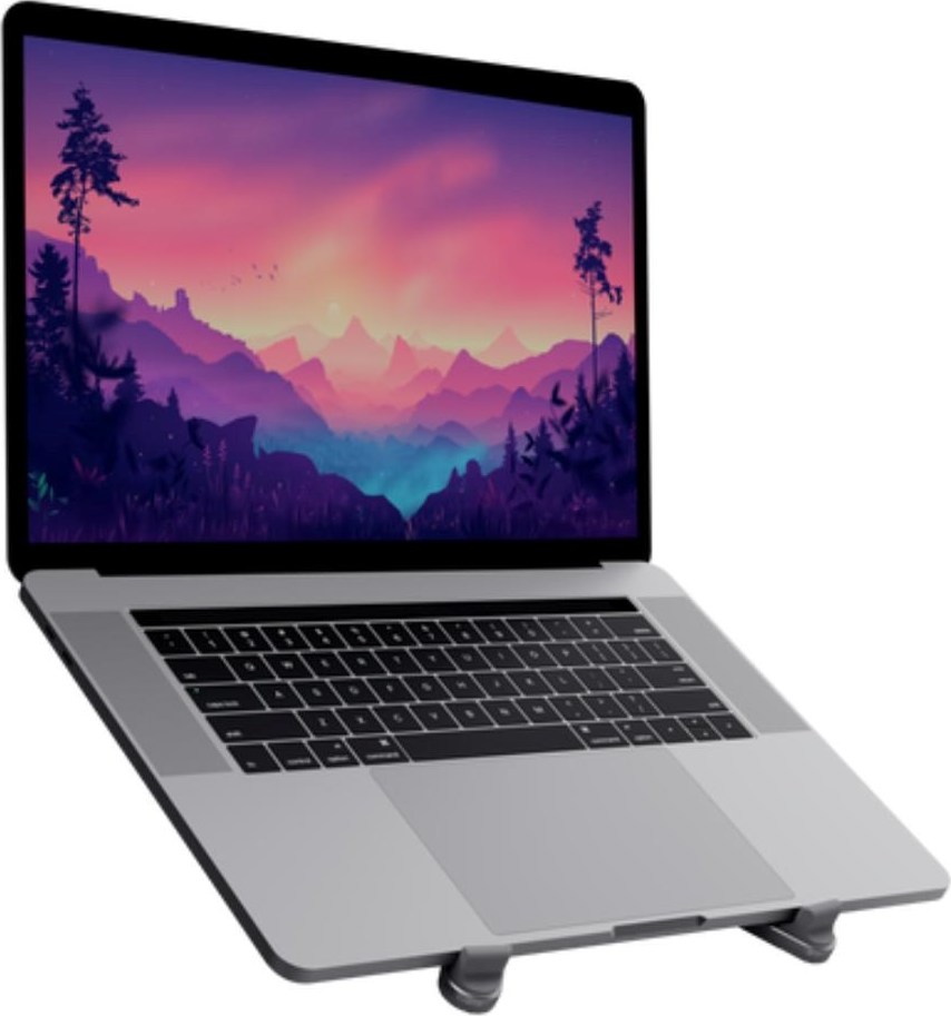 TRUST Stojan na notebook Macy, skládací, až 17.3", šedá