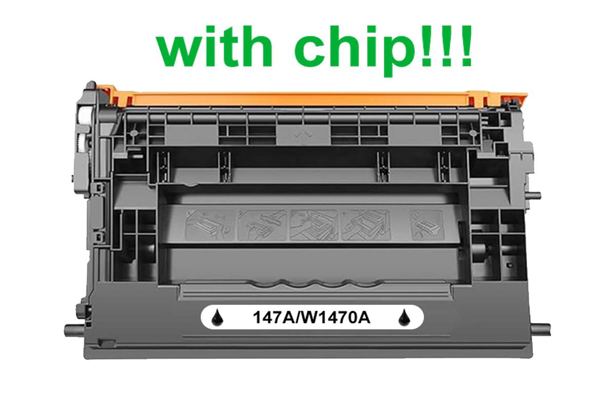 Kompatibilný toner pre HP 147a/W1470A-Plne funkčný čip! Black 10500 strán