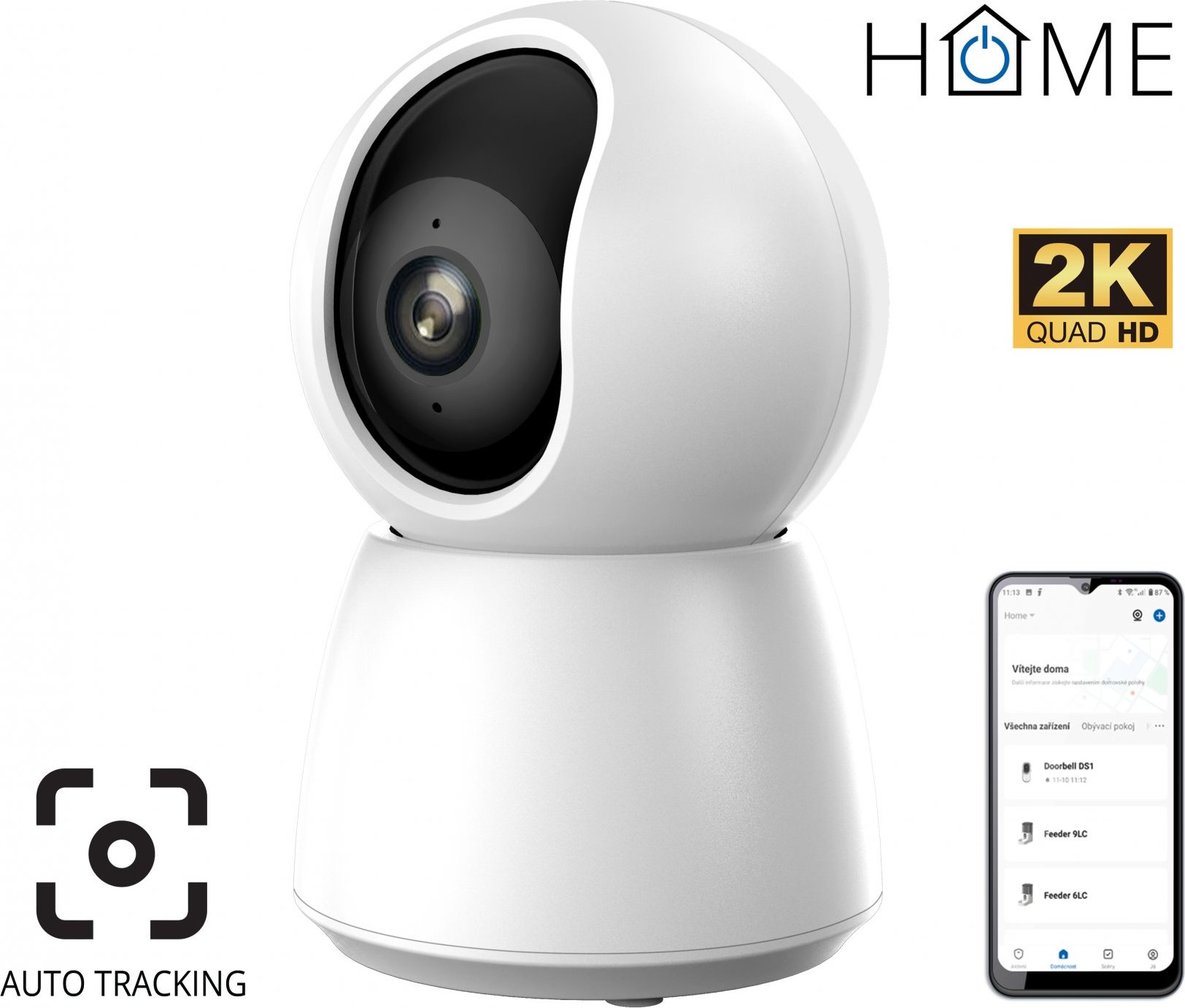 iGET HOME Camera CS4 White