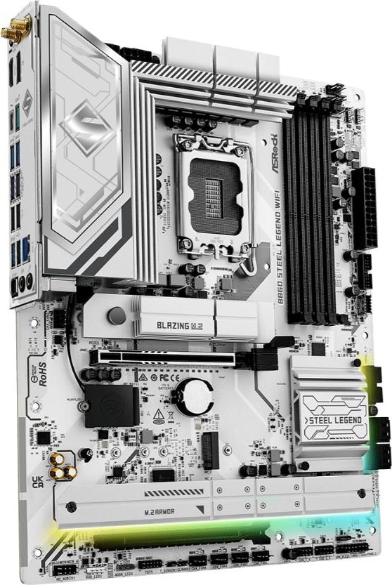 ASRock MB Sc LGA1851 B860 Steel Legend WiFi, Intel B860, 4xDDR5, 1xThunderbolt, 1xDP, 1xHDMI, WiFi, ATX