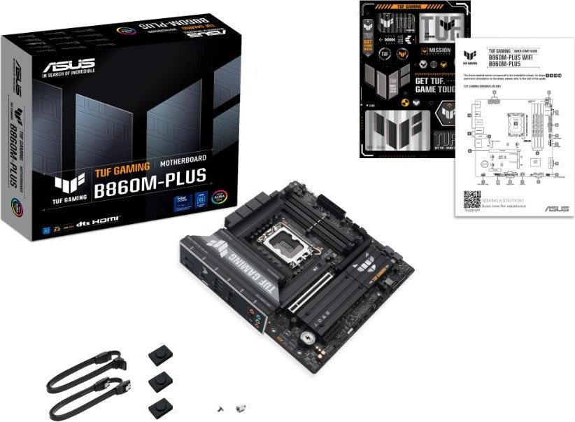 ASUS MB Sc LGA1851 TUF GAMING B860M-PLUS, Intel B860, 4xDDR5, 1xUSB4, 1xDP, 1xHDMI, mATX