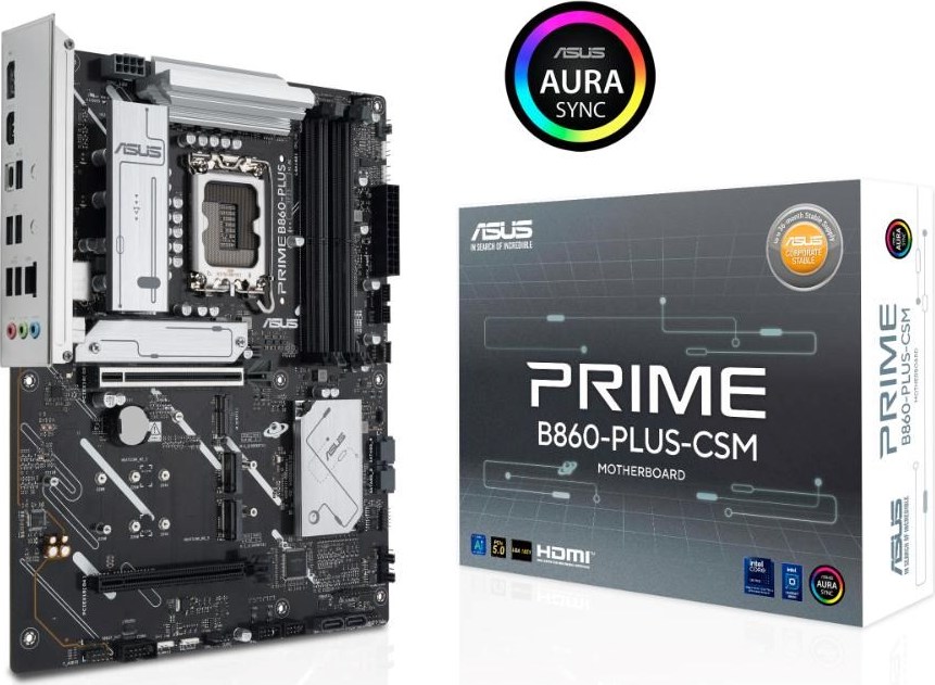 ASUS MB Sc LGA1851 PRIME B860-PLUS-CSM, Intel B860, 4xDDR5, 1xDP, 1xHDMI, ATX