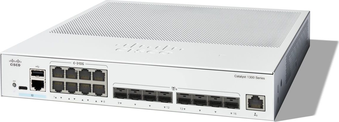 Cisco Catalyst switch C1300-16XTS (8x10GbE,8xSFP+) - REFRESH