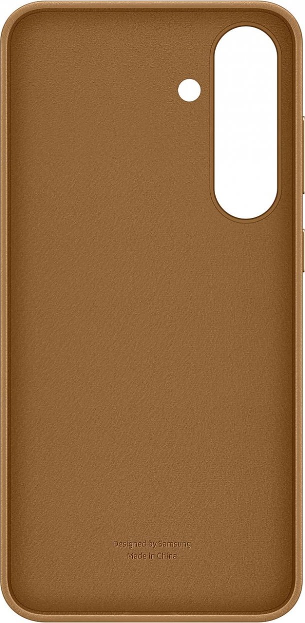 Samsung Ochranný kryt z veganské kůže pro Galaxy S25+ Brown