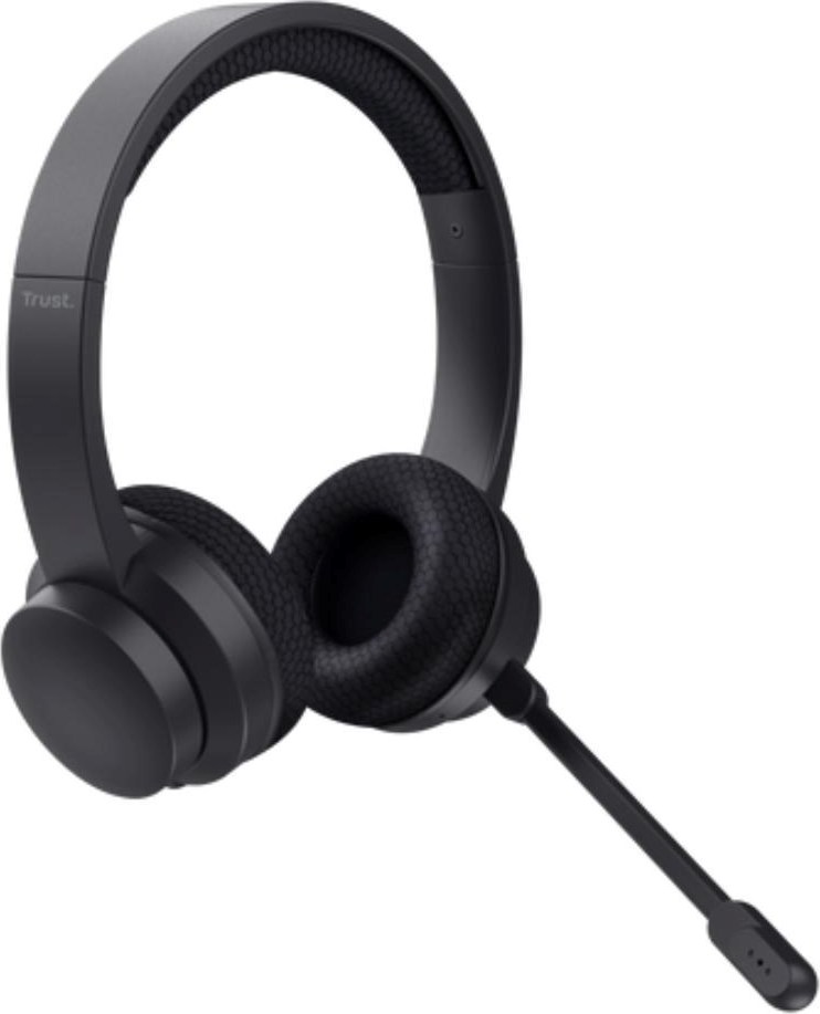 TRUST sluchátka s mikrofonem Ayda PC headset, Bluetooth, EKO Produkt, Noise-Cancelling