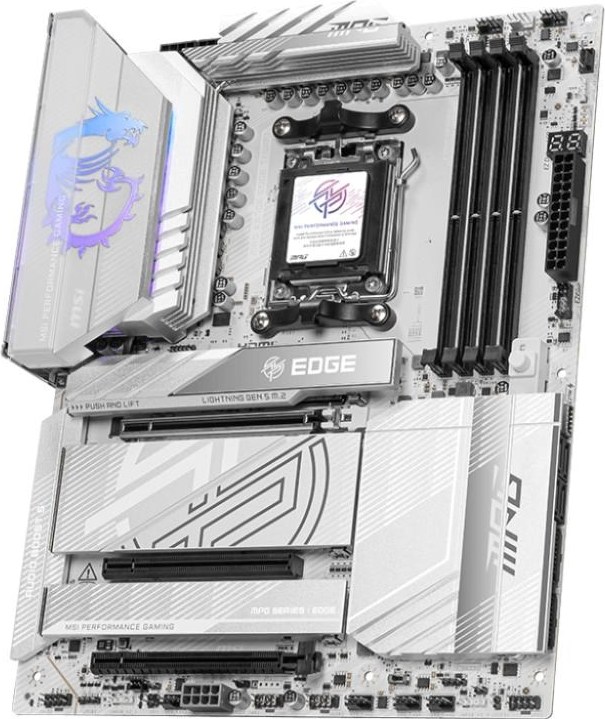 MSI MB Sc AM5 MAG MPG X870E EDGE TI WIFI, AMD X870E, 4xDDR5, 2xUSB4, 1xHDMI, WiFi, ATX