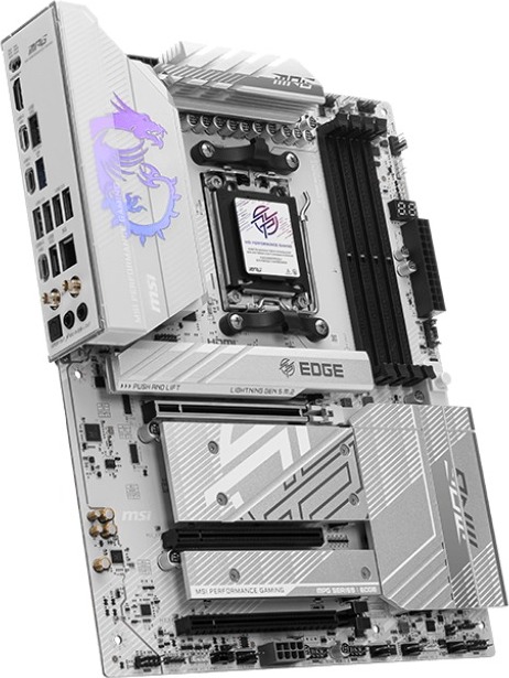 MSI MB Sc AM5 MPG B850 EDGE TI WIFI, AMD B850, 4xDDR5, 1xHDMI, WiFi, ATX