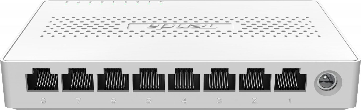 Tenda SM108 8-port Multi-Gigabit 2.5G Ethernet Switch, 100/1000/2500 Mbps, Desktop