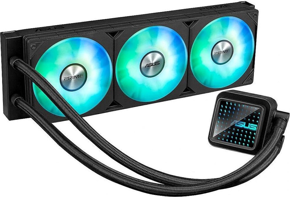 ASUS vodní chladič CPU AIO PRIME LC 360 ARGB, 3x120mm, AM5, LGA1851, černá
