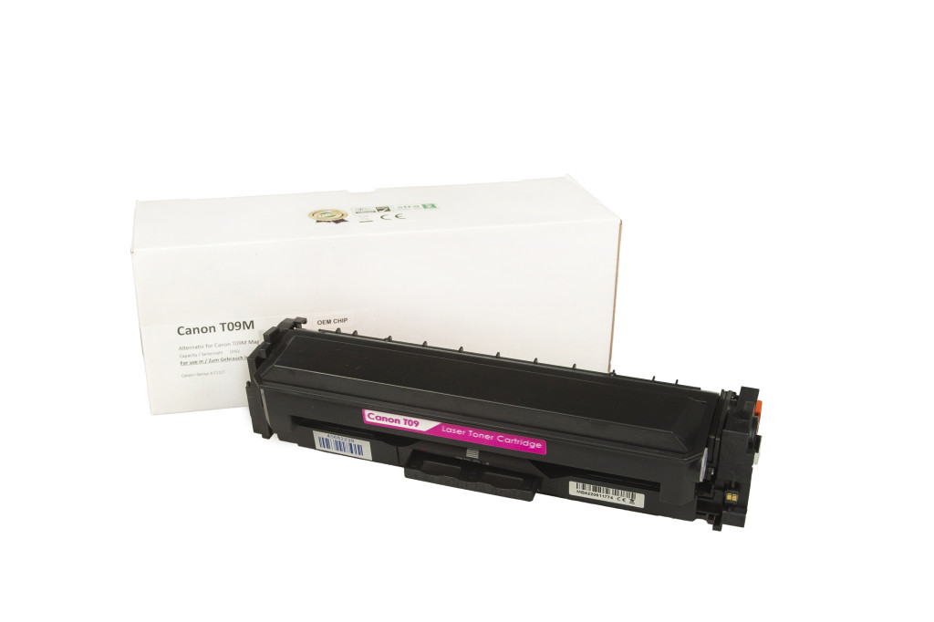 EkoToner Kompatibilný toner pre Canon T09 (3018C006) Magenta s OEM čipom, 5900 strán