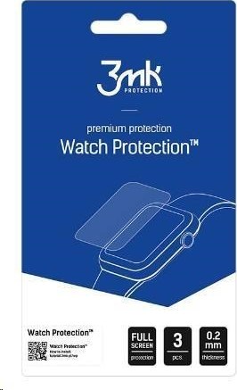 3mk hybridní sklo Watch Protection FlexibleGlass pro Garmin Instinct 3 45mm (Amoled, Solar)