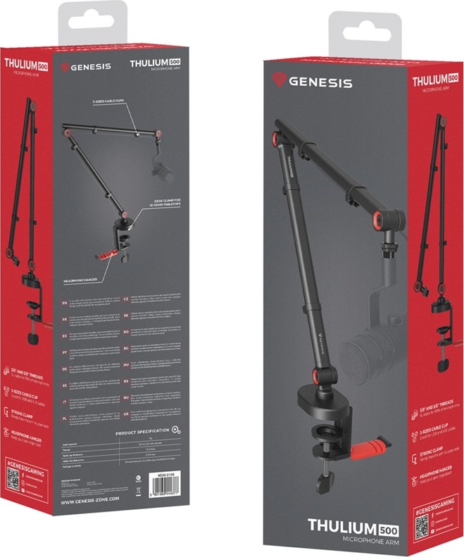 Ramenní držák mikrofonu Genesis THULIUM 500