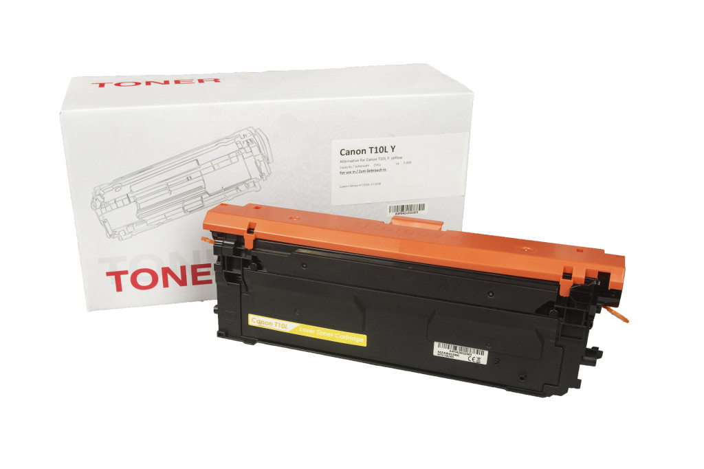 EkoToner Kompatibilný toner T10L pre Canon (4802C001) Yellow s OEM Čipom, 5000 strán
