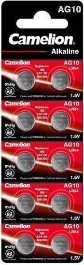 NoName Camelion AG 10-389 alk. (LR54, 1130) 10pack