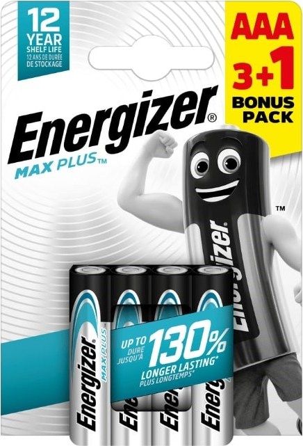 Energizer LR03/4 Max Plus AAA 3+1 zdarma