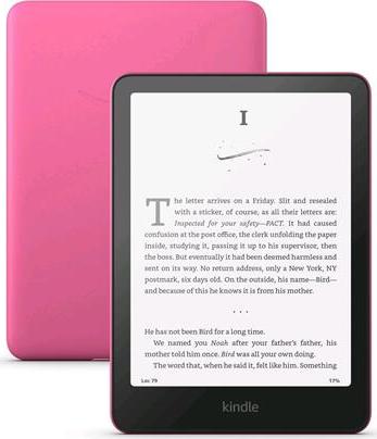 E-book Amazon Kindle Paperwhite 2024 (16 GB), raspberry, s reklamou