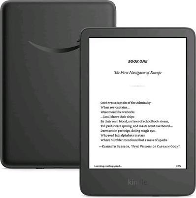 E-book Amazon Kindle Touch 2024 (16 GB), black, BEZ REKLAM