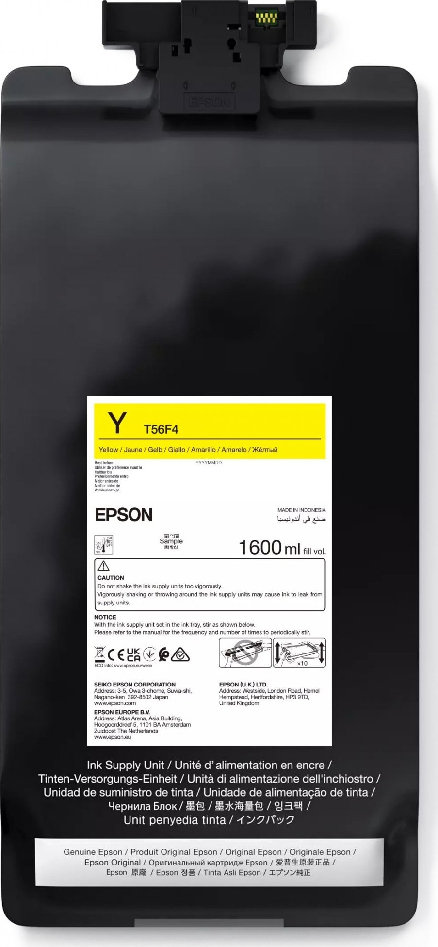 Epson P-Series 64" Yellow IIPS Ink 1600ml