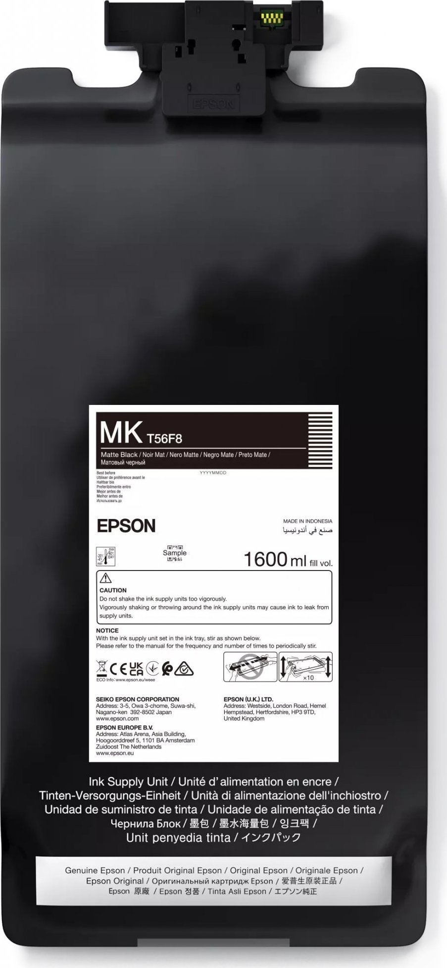 Epson P-Series 64" Matte Black IIPS Ink 1600ml
