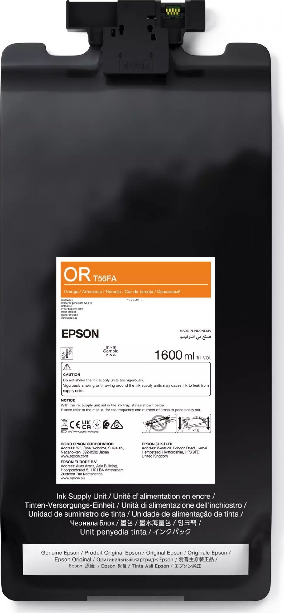 Epson P-Series 64" Orange IIPS Ink 1600ml