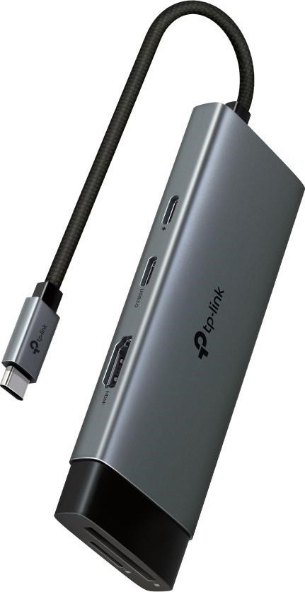 TP-Link UH7020C USB-C hub 7v1 (2x USB3.2Gen1,1xUSB-C3.2Gen1, 1xHDMI, 1xSD, 1xmicroSD, PD 100W)