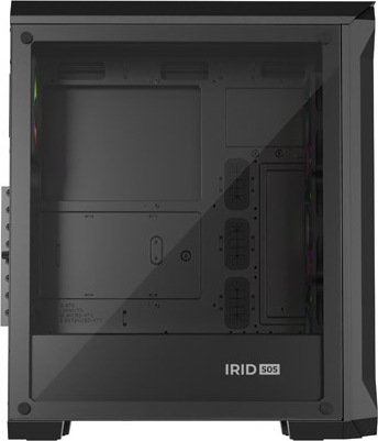 Počítačová skříň Genesis IRID 505 ARGB V2/Midi Tower/Transpar./Černá