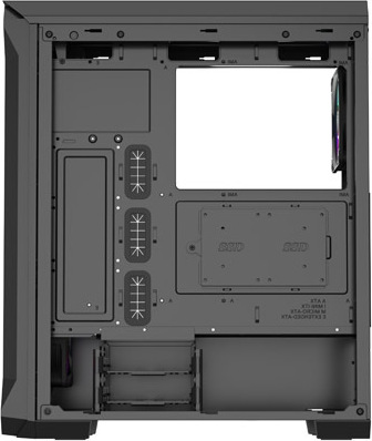 Počítačová skříň Genesis IRID 505 ARGB V2/Midi Tower/Transpar./Černá