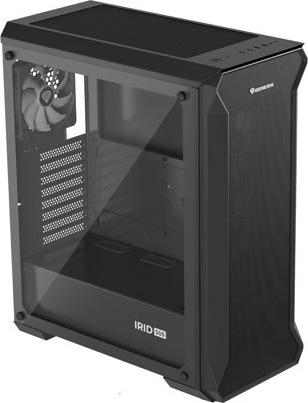 Počítačová skříň Genesis IRID 505 ARGB V2/Midi Tower/Transpar./Černá